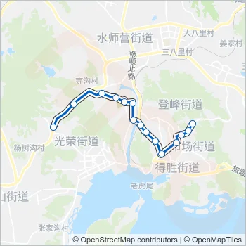 旅顺口4路 Bus Line Map
