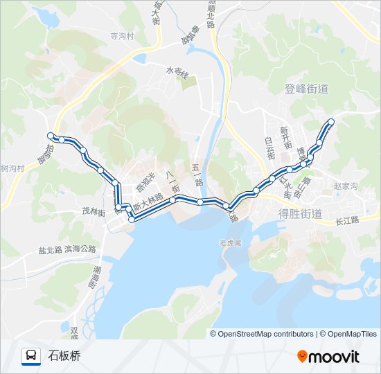 旅顺口5路 Bus Line Map