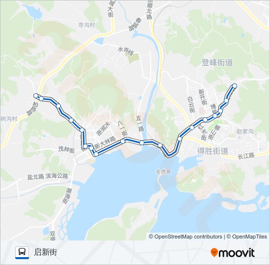 旅顺口5路 Bus Line Map