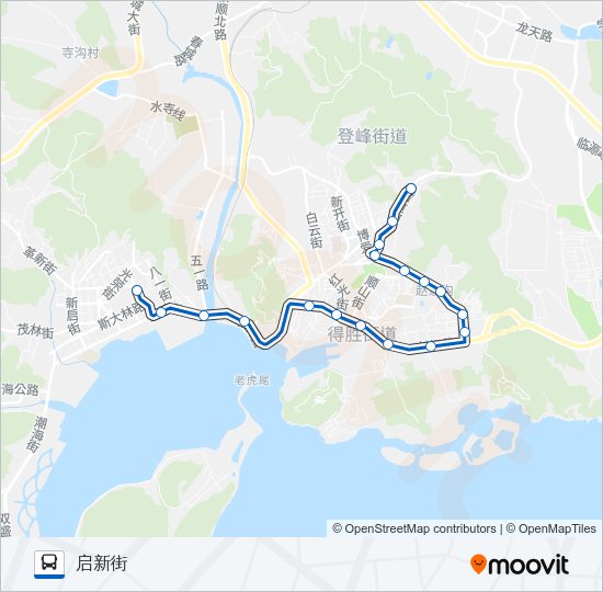 旅顺口6路 Bus Line Map