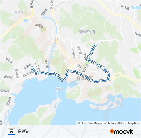 旅顺口6路 Bus Line Map