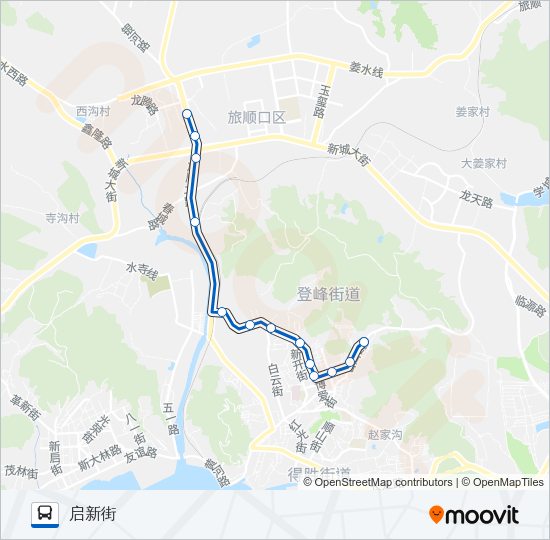 旅顺口7路 Bus Line Map