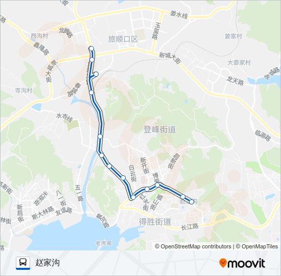 旅顺口9路 Bus Line Map