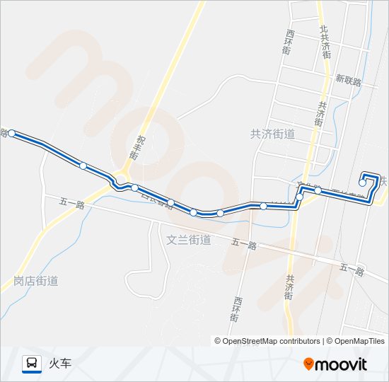 瓦房店3路 Bus Line Map