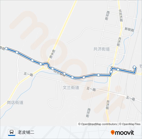 公交瓦房店3路的线路图