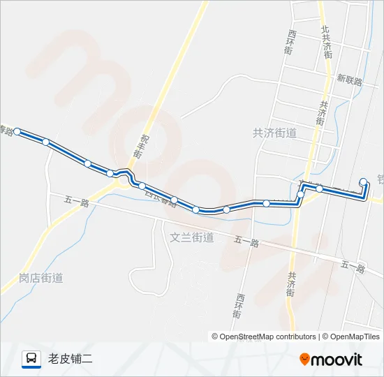 瓦房店3路 Bus Line Map