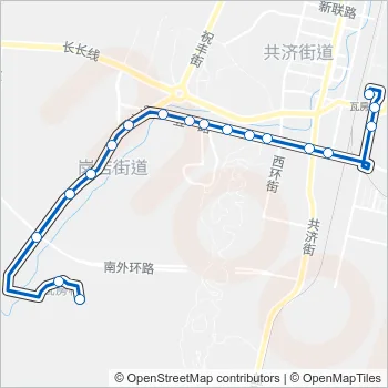 瓦房店5路 Bus Line Map