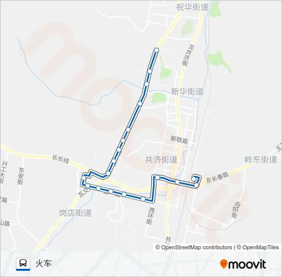 公交瓦房店6路的线路图