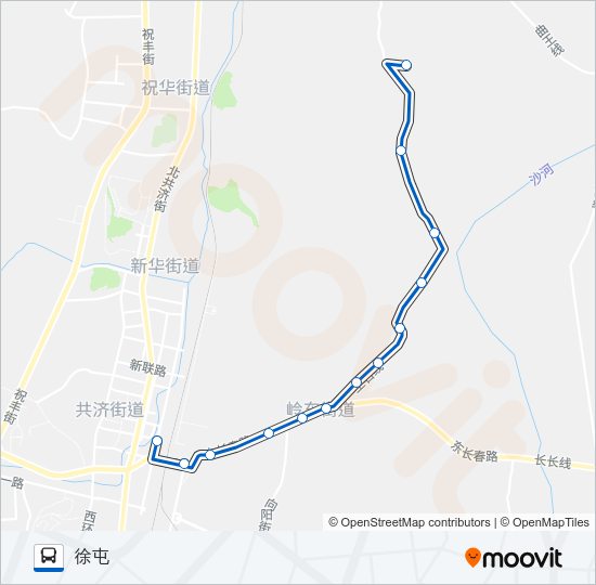 公交瓦房店7路的线路图