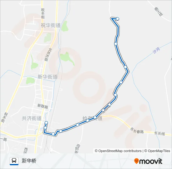 瓦房店7路 Bus Line Map