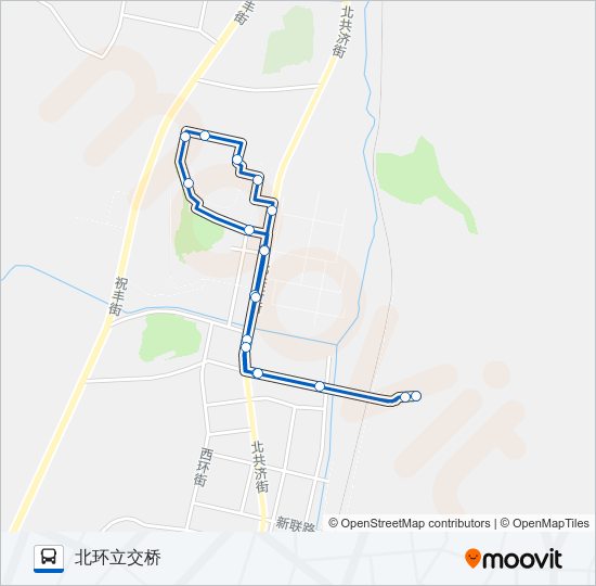 瓦房店8路 bus Line Map