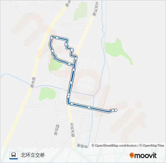 公交瓦房店8路的线路图