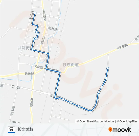 公交瓦房店9路的线路图
