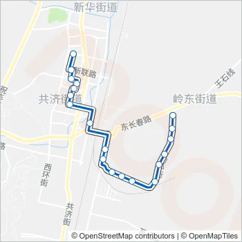 瓦房店9路 Bus Line Map
