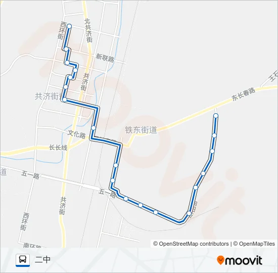 瓦房店9路 Bus Line Map