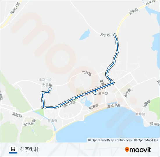 金石滩2路 Bus Line Map