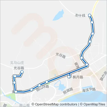 金石滩2路 Bus Line Map
