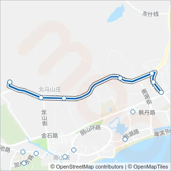 金石滩4路 Bus Line Map