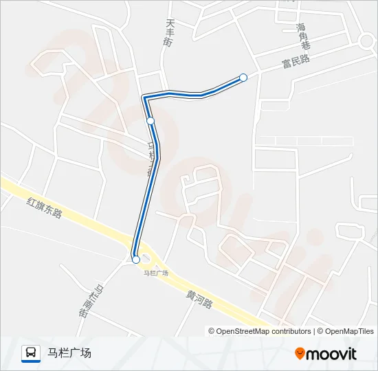 522路复线 Bus Line Map