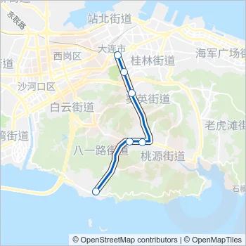 5路大站快车 Bus Line Map