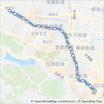 701路加车 Bus Line Map