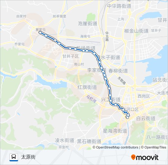 701路加车 Bus Line Map