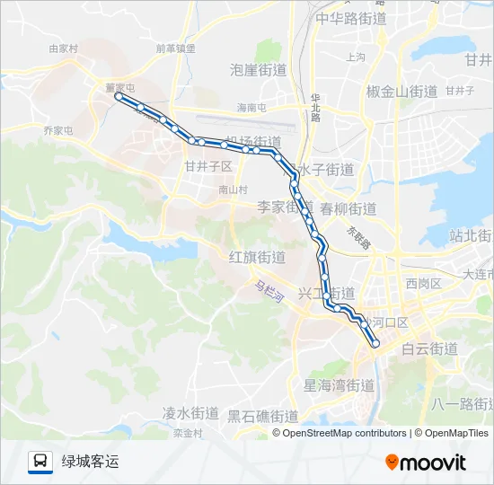701路加车 Bus Line Map