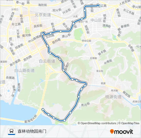 702路加车 Bus Line Map