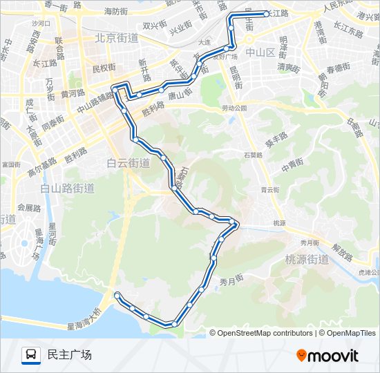 702路加车 Bus Line Map