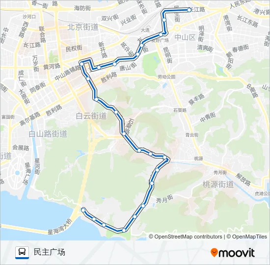 702路加车 Bus Line Map