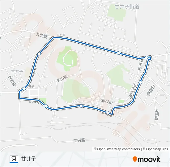 704路环线 Bus Line Map