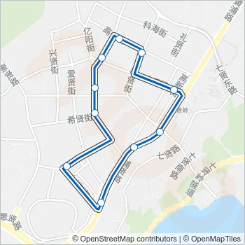801路内环 Bus Line Map