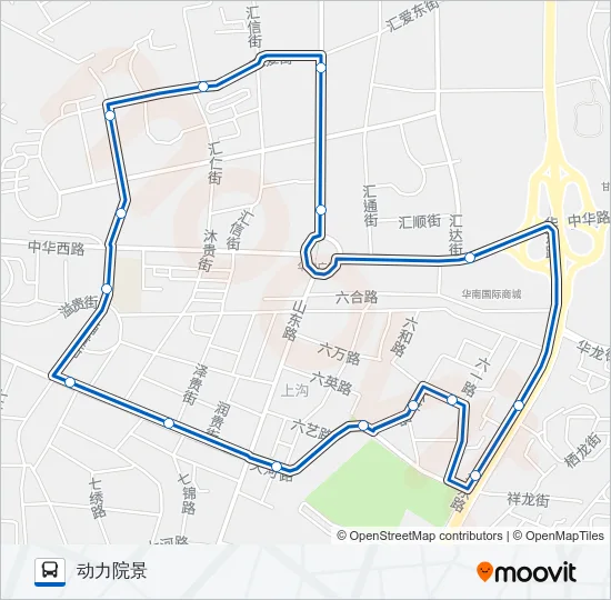 803路内环 Bus Line Map
