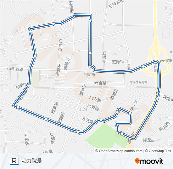 公交803外环路的线路图