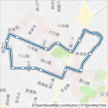805路外环 Bus Line Map