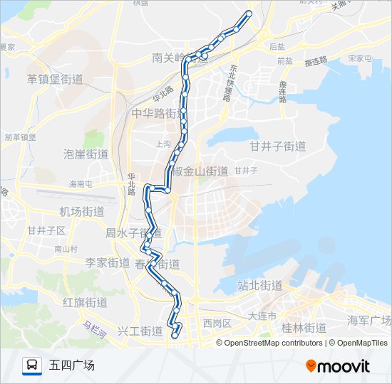 8路后盐建材 Bus Line Map