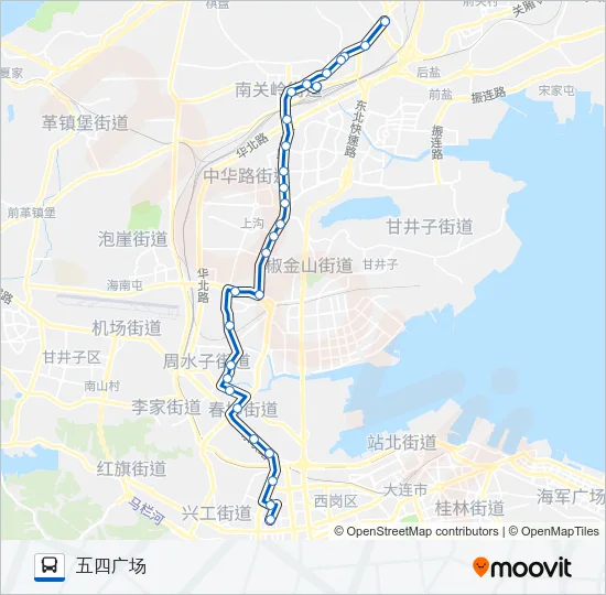 8路后盐建材 Bus Line Map