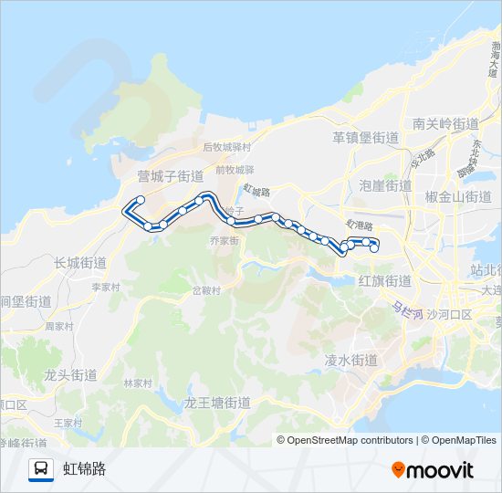 906路专线 Bus Line Map