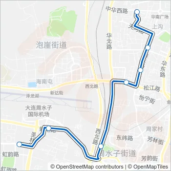 9路大站快车 Bus Line Map