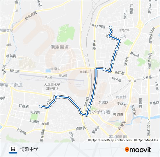 公交9大站快车路的线路图