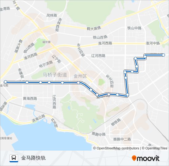 公交开发区10路的线路图