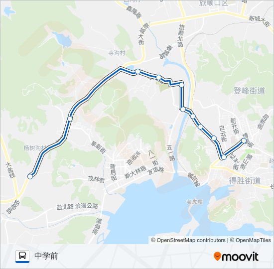 旅顺口11路 bus Line Map