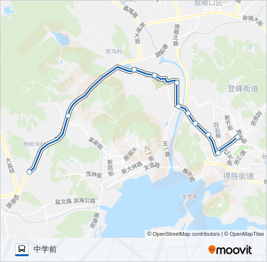 旅顺口11路 Bus Line Map
