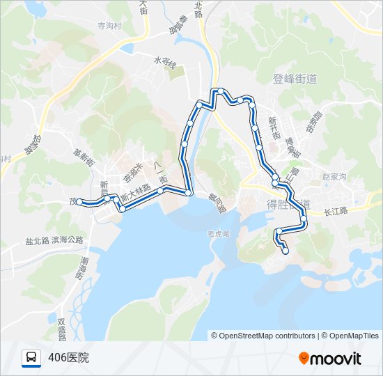 旅顺口13路 bus Line Map