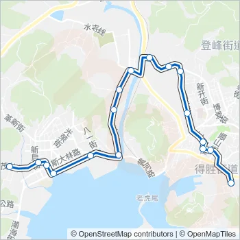 旅顺口13路 Bus Line Map