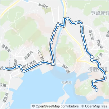 旅顺口13路 Bus Line Map
