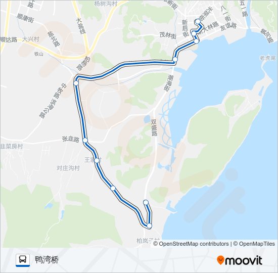 公交旅顺口14路的线路图