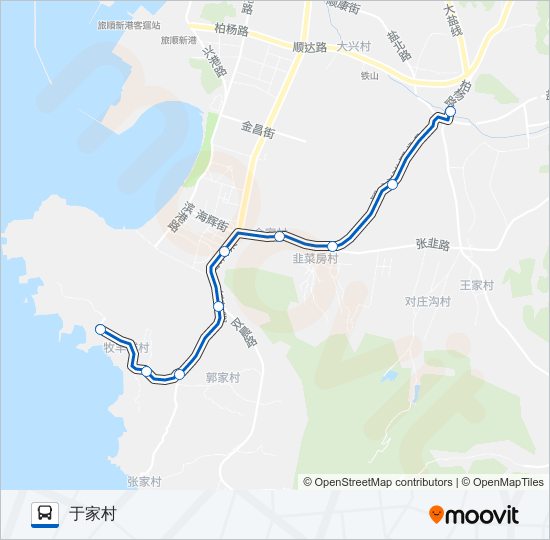 旅顺口15路 bus Line Map
