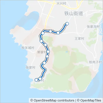 旅顺口16路 Bus Line Map