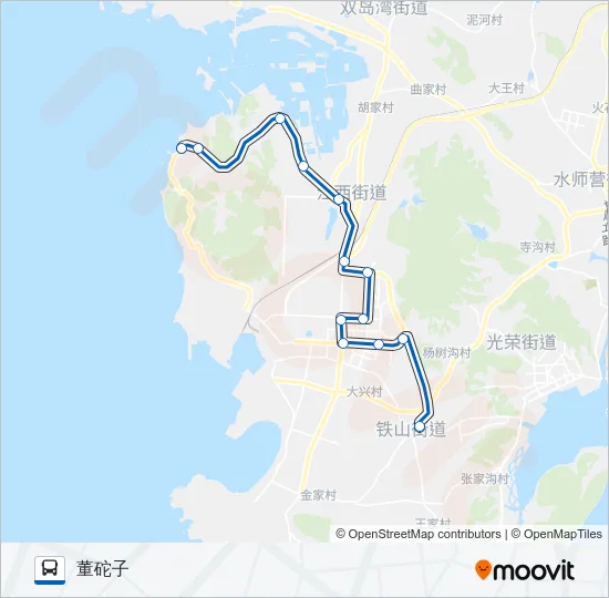 旅顺口17路 Bus Line Map